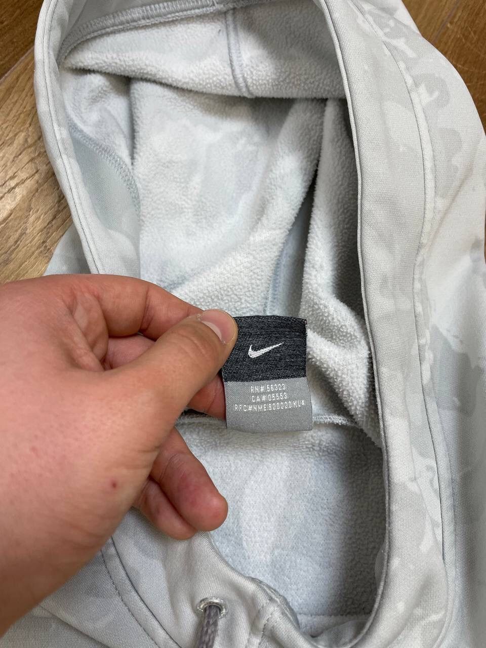 Nike ACG × Vintage Vintage Nike ACG Y2K Style Camo Grey Ninja Balaclava Hoodie Size US L / EU 52-54 / 3 - 14 Thumbnail