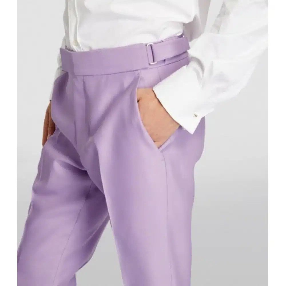 Tom Ford o1loc1c1124 PLAT04 Classic Pant in Lilac Size US 36 / EU 52 - 3 Thumbnail