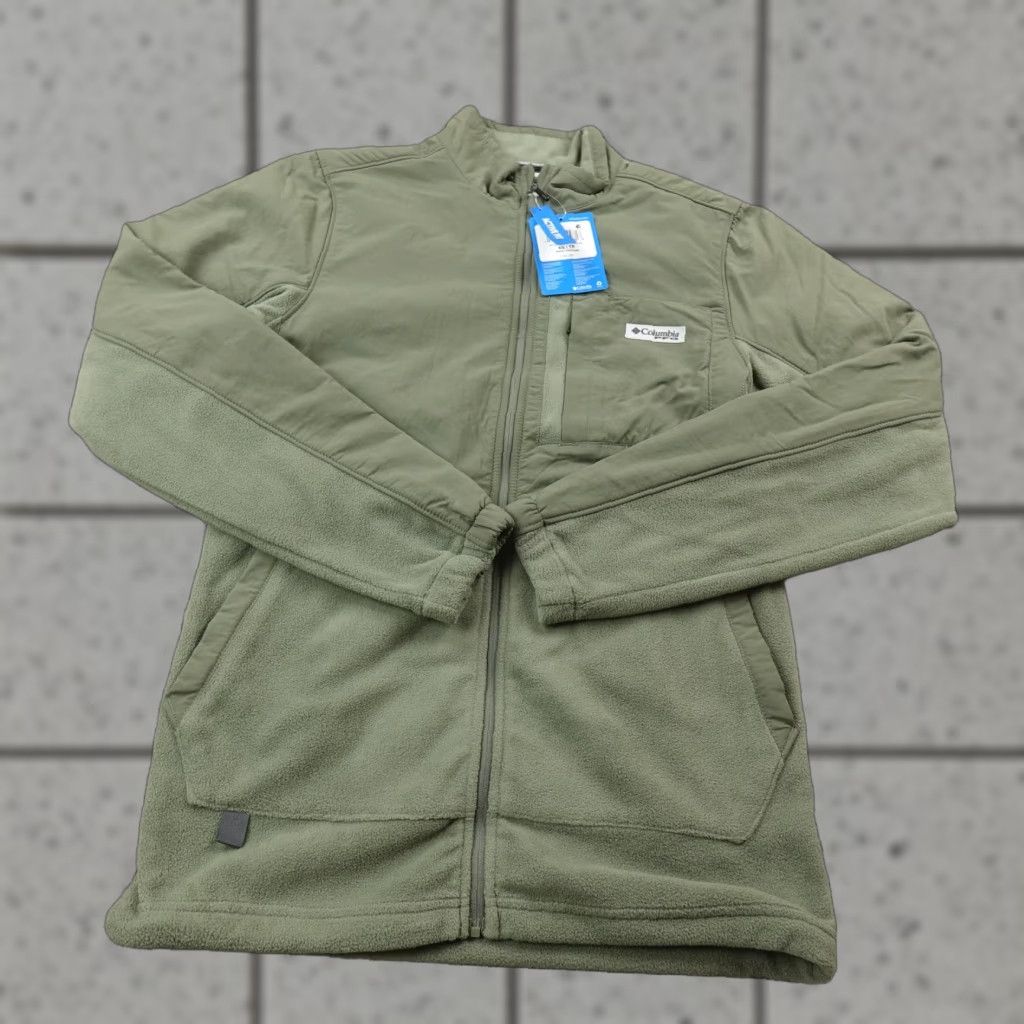 Vintage NEW Columbia Jacket Mens XS Green PFG Fleece Full Zip Fishing Outdoor Size US XS / EU 42 / 0 - 1 Thumbnail