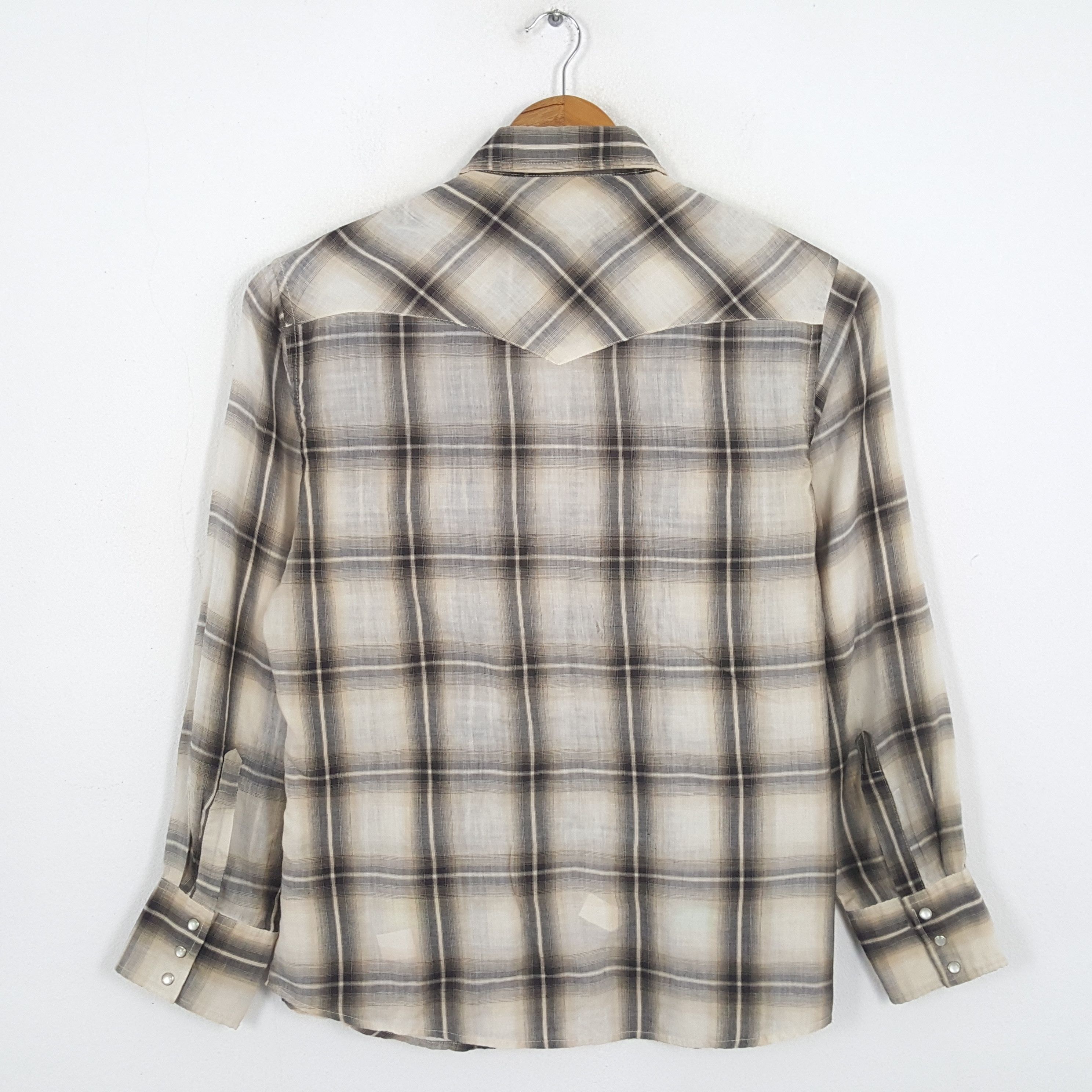 Vintage × Wrangler Vintage WRANGLER American Classic Cowboy Style Shirts Size US L / EU 52-54 / 3 - 3 Thumbnail