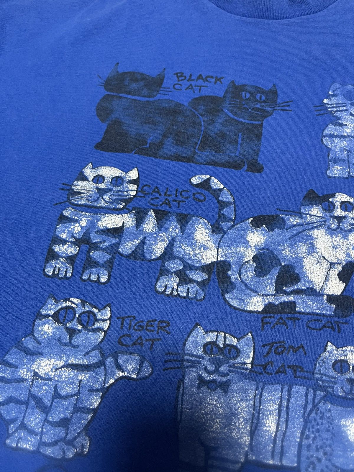 Nutmeg Nutmeg Vintage USA San Francisco Crazy Cats blue size XL Size US XL / EU 56 / 4 - 4 Thumbnail
