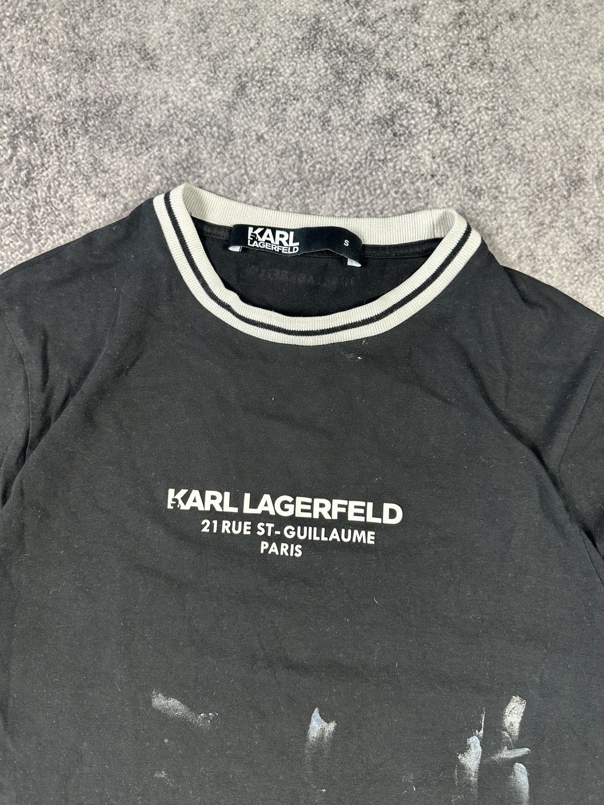 Karl Lagerfeld Karl Lagerfeld Logo T-shirt Rare Luxury Streetwear USA S Size US S / EU 44-46 / 1 - 3 Thumbnail