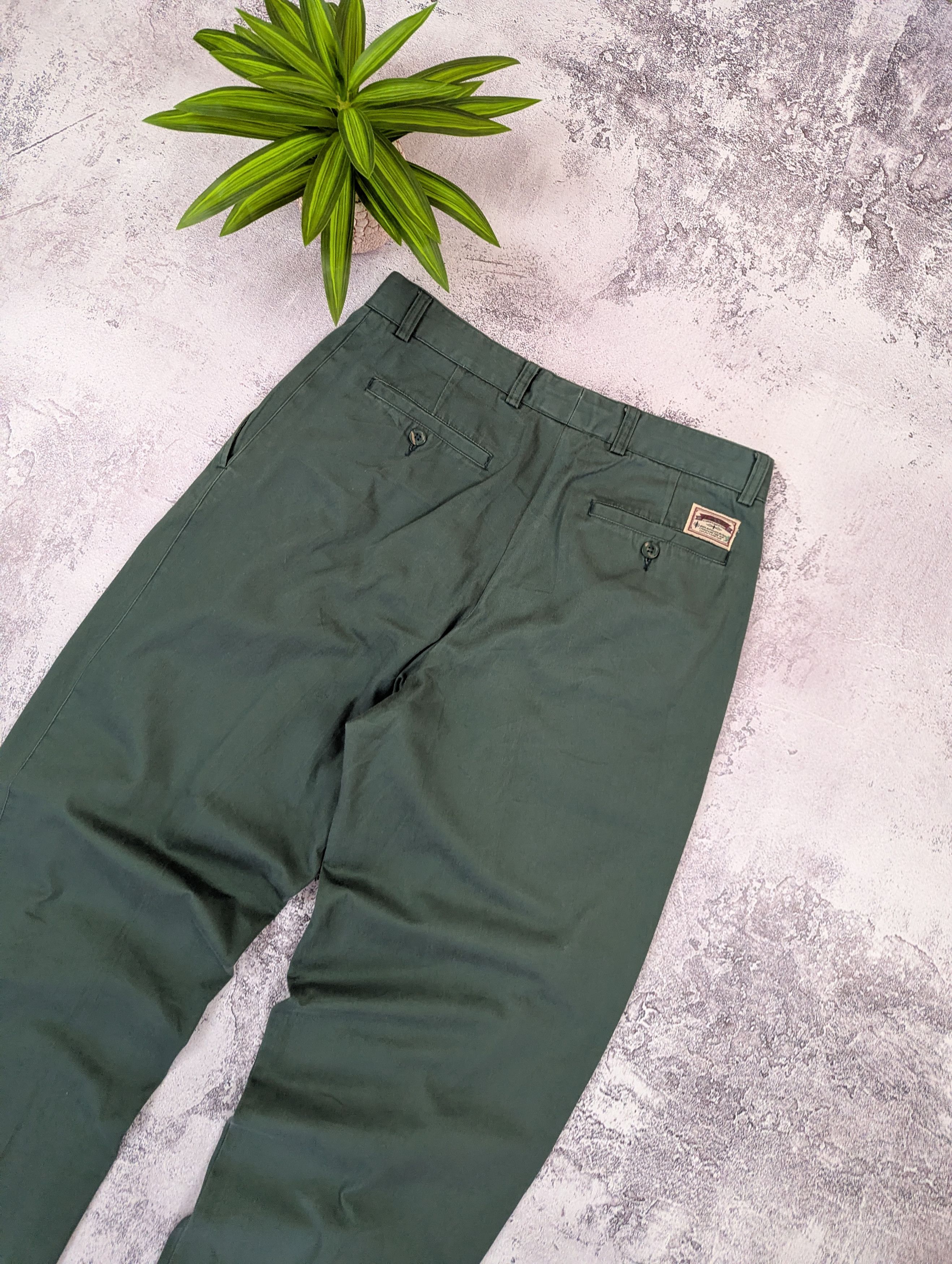 Vintage Vintage French Work Pleated Chino Pants W32 Size US 32 / EU 48 - 13 Thumbnail
