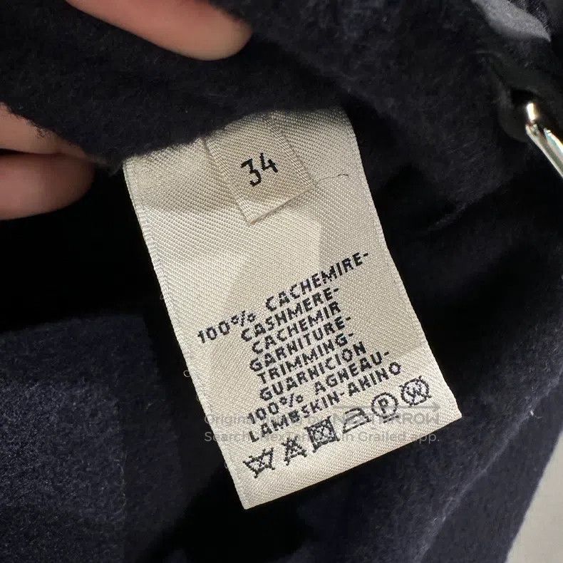 Hermes Hermes Leather Trimmed Cashmere Coat Short Trench Size XXS / US 00 / IT 34 - 4 Thumbnail