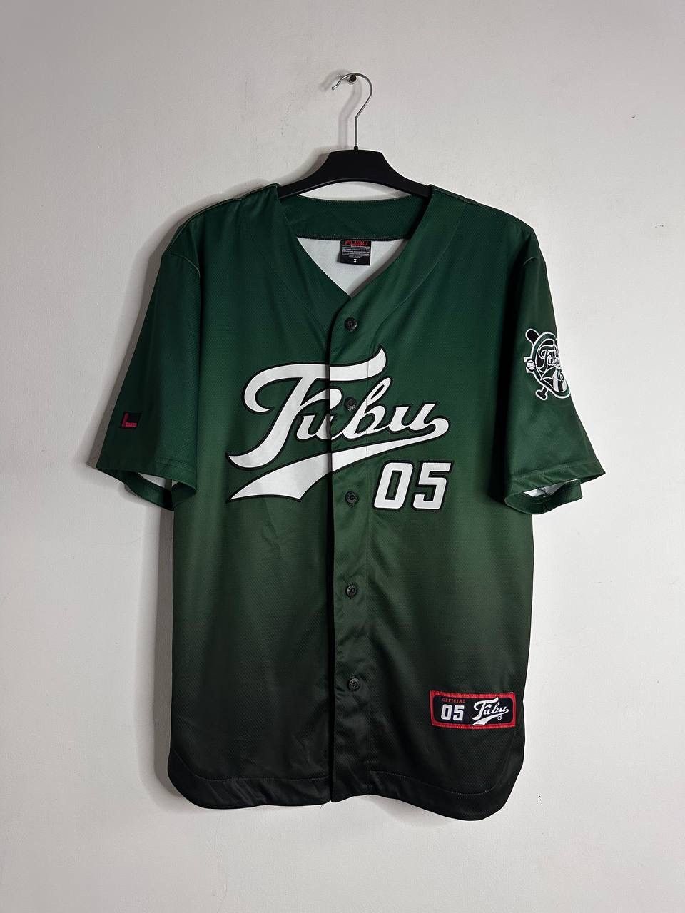 Fubu FUBU 05 Green Baseball Jersey Men’s S Logo Gradient Button Size US S / EU 44-46 / 1 - 1 Thumbnail