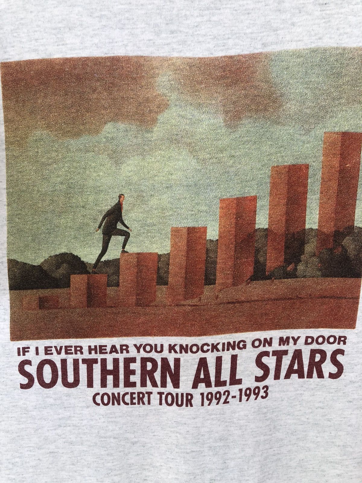 Band Tees × Vintage Vintage 90s SOUTHERN ALL STARS Japan Rock Size US L / EU 52-54 / 3 - 3 Thumbnail