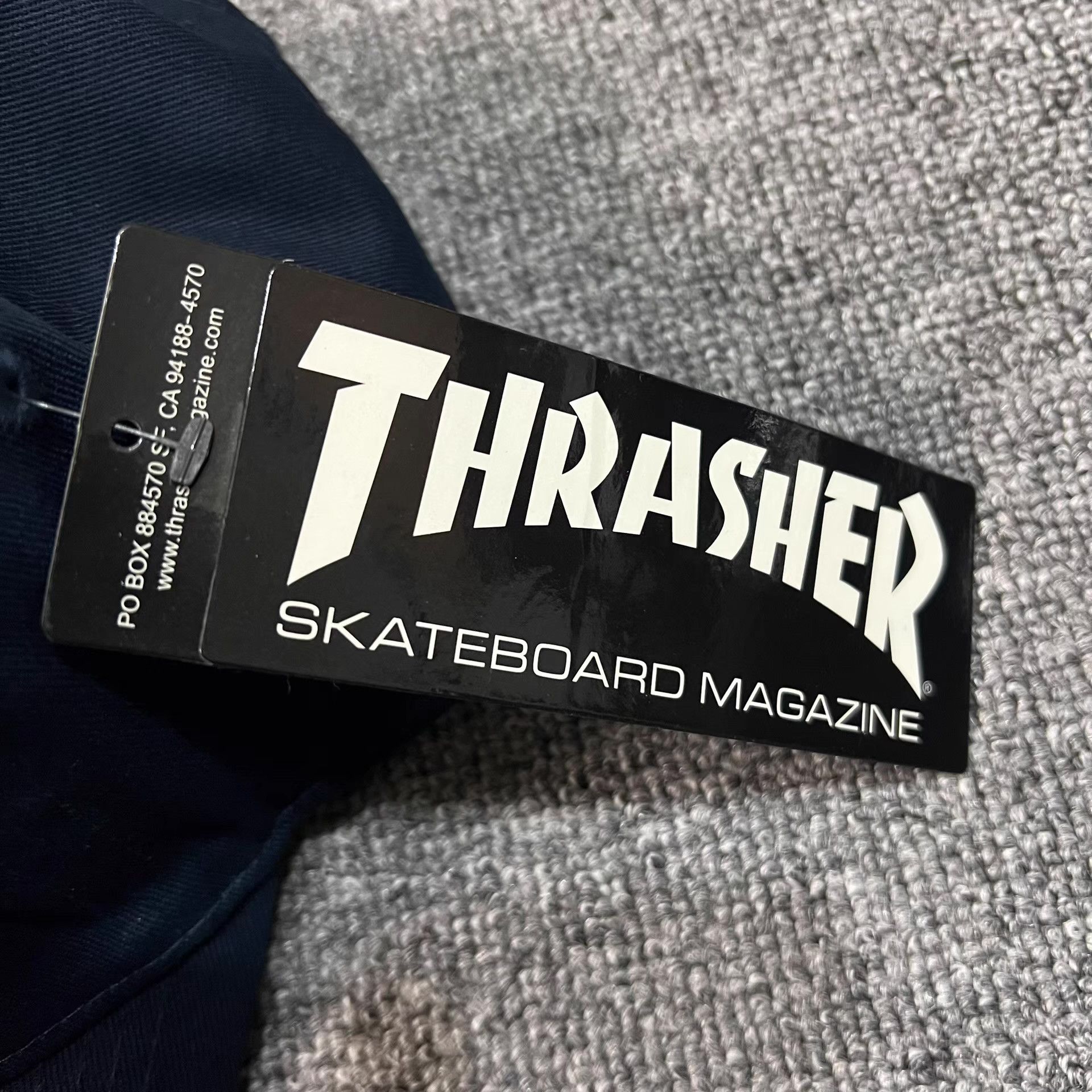 Thrasher Thrasher embroidered flame logo curved brim baseball cap Q7 Size ONE SIZE - 5 Thumbnail