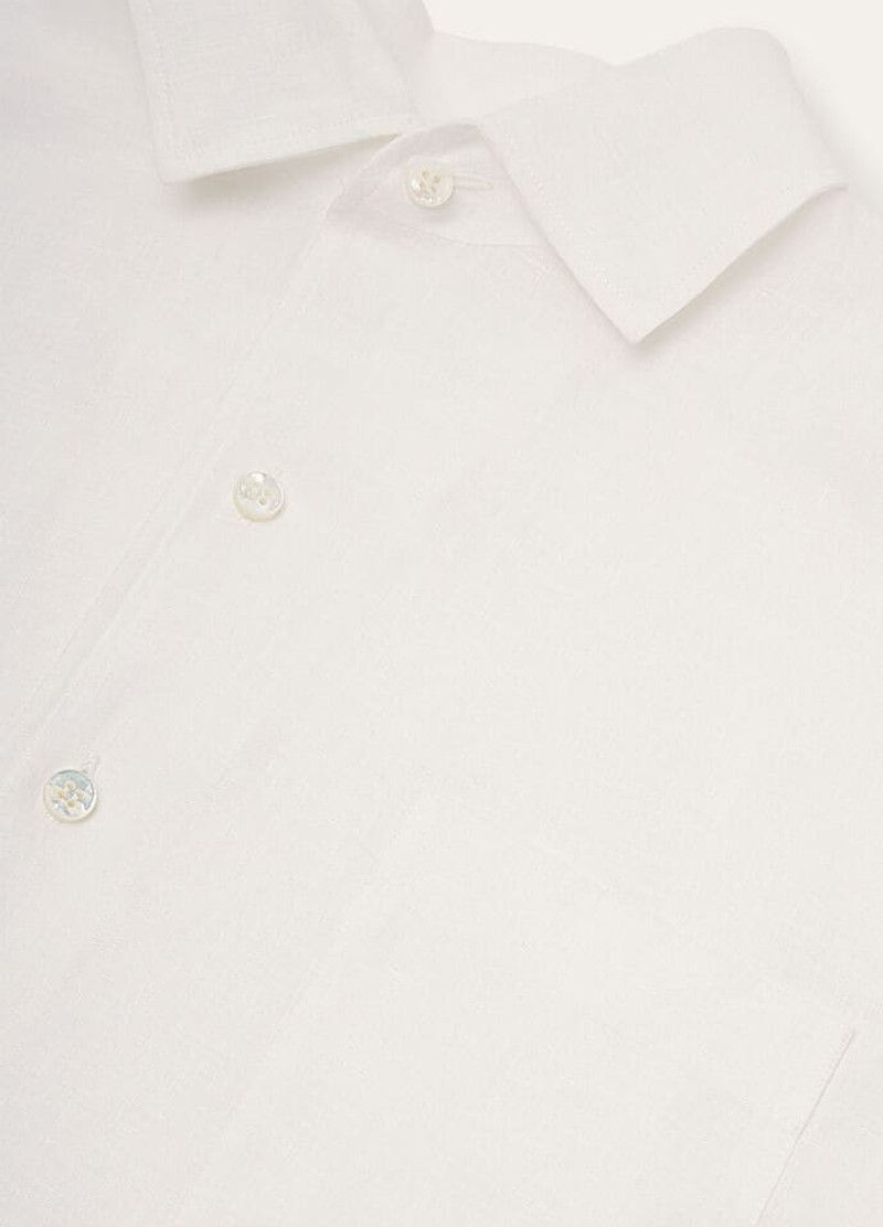 Loro Piana o1srvl11e0526 FAP3840 Lora Dress in White Size M / US 6-8 / IT 42-44 - 7 Thumbnail