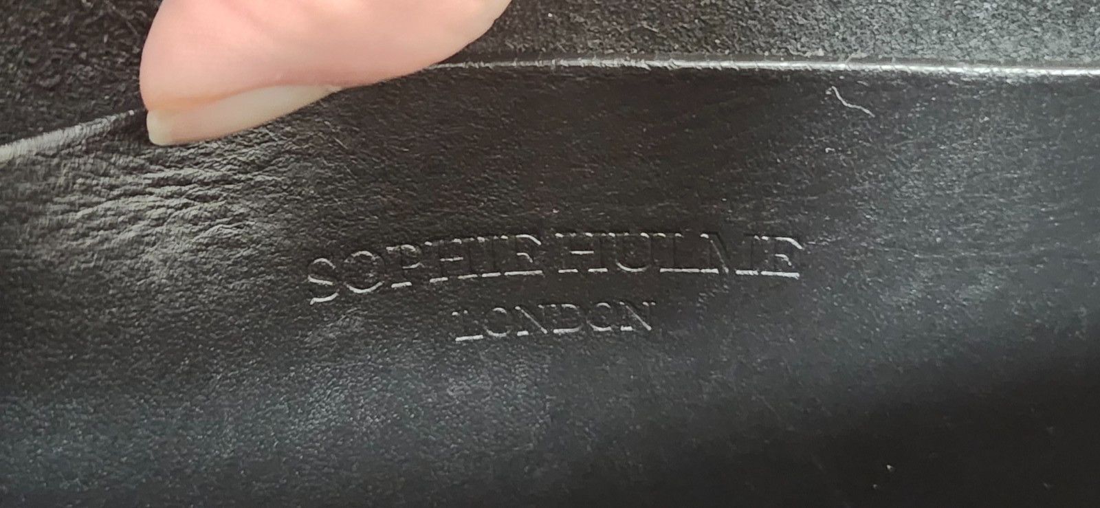 Sophie Hulme SOPHIE HULME Black Smooth Matte Leather Crossbody Bag Size ONE SIZE - 12 Thumbnail