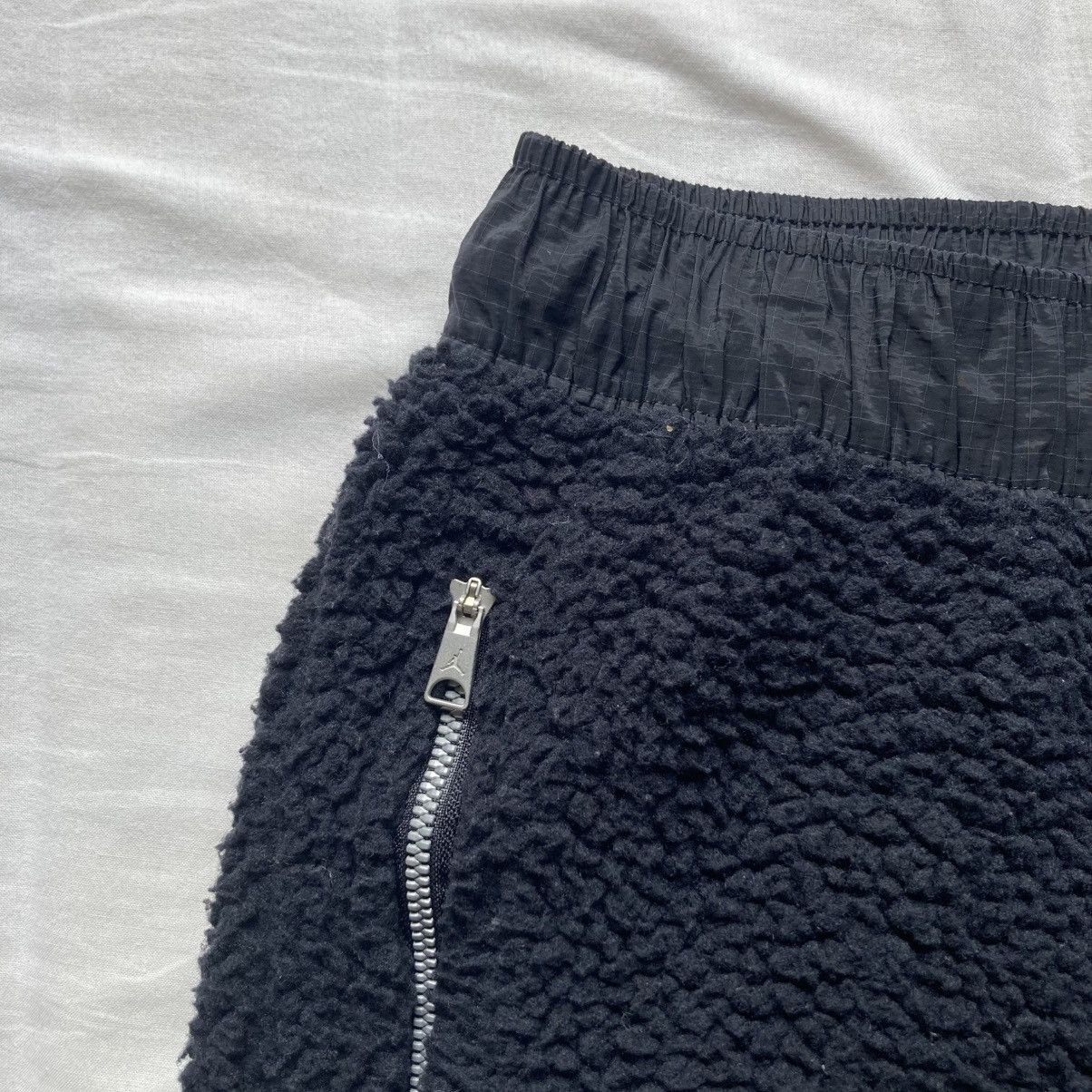Jordan Brand Nike Air Jordan Thermal Fleece Sherpa Winter Black Pants Size US 32 / EU 48 - 7 Thumbnail