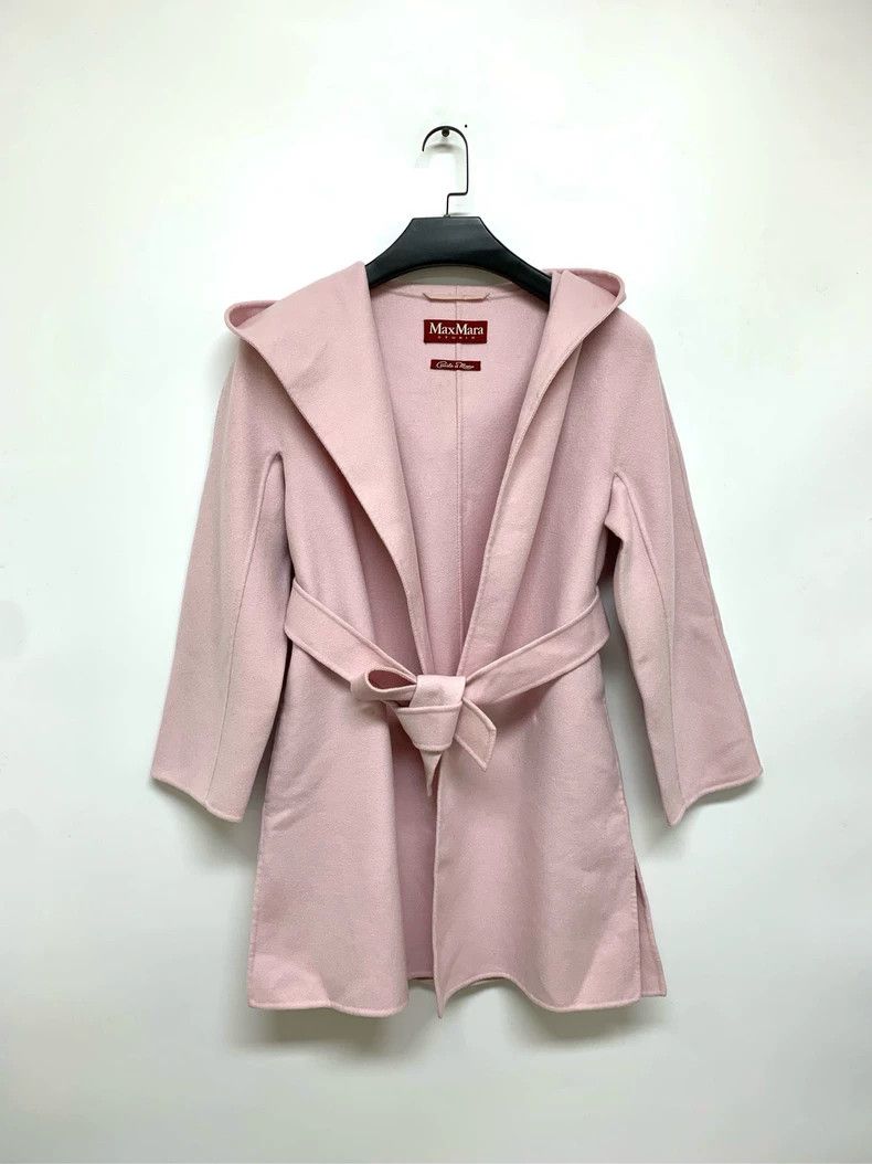 Max Mara Max Mara Pink hooded coat Size XS / US 0-2 / IT 36-38 - 1 Thumbnail