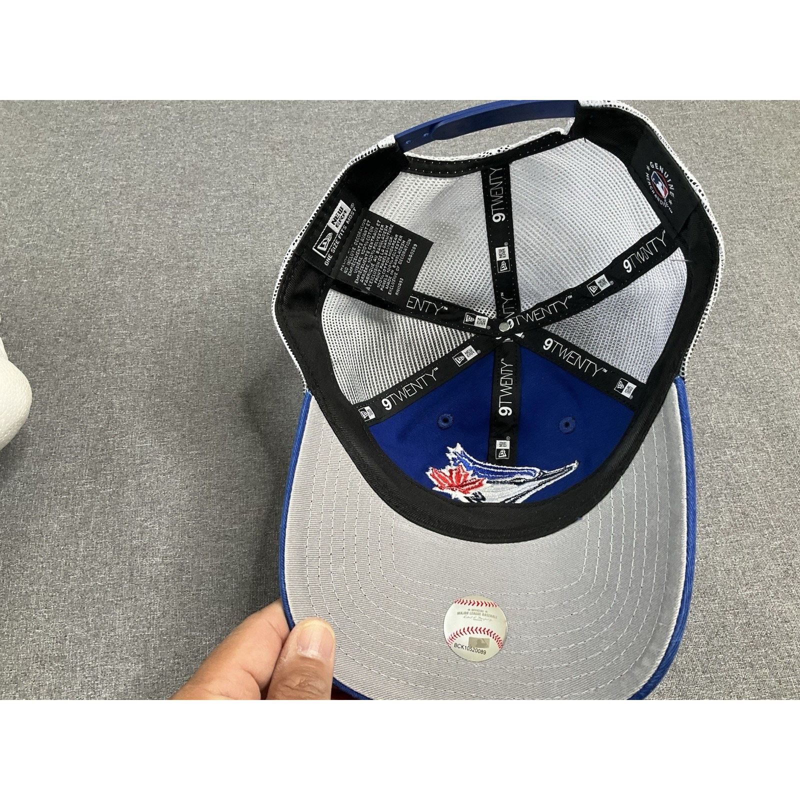 New Era Toronto Blue Jays New Era 39THIRTY Cap Blue Adjustable MLB Size ONE SIZE - 5 Thumbnail