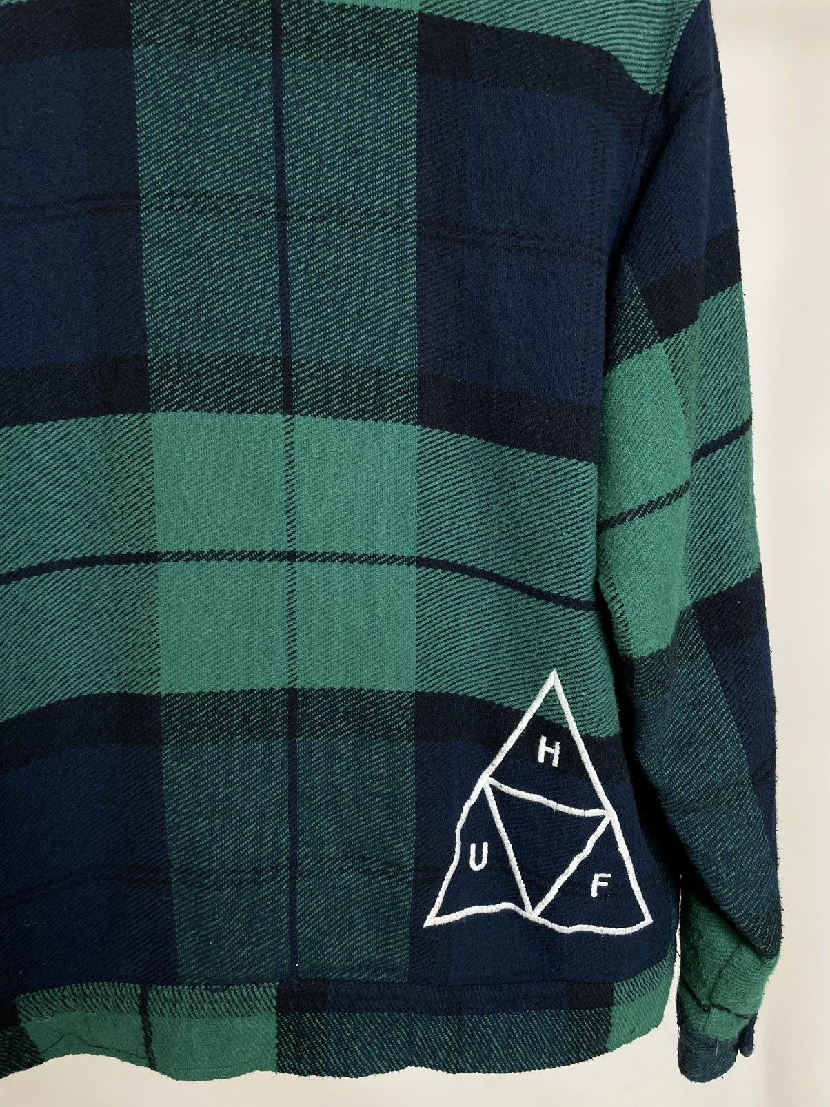 Huf × Pleasures 🌎 HUF x PLEASURES NOW blackwatch ful zip work coach jacket Size US S / EU 44-46 / 1 - 7 Thumbnail