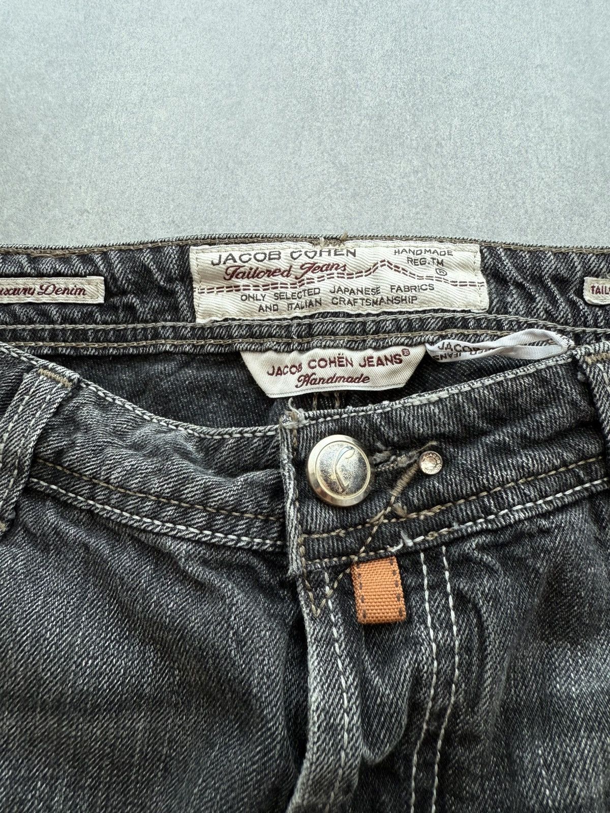 Jacob Cohen vintage Jacob Cohen baggy flared hype washed jeans japanese Size US 36 / EU 52 - 9 Thumbnail