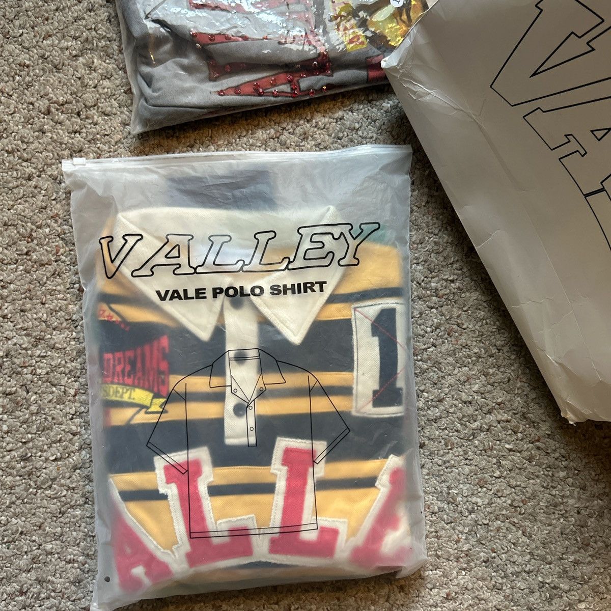 Vale (SOLD)‼️ Rugby Long Sleeve Shirt – Patchwork/ Large) Size US L / EU 52-54 / 3 - 7 Thumbnail