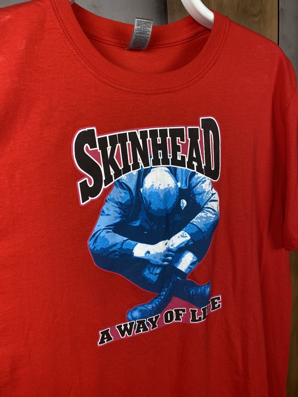 Vintage 🧨T-Shirt Skinhead A Way Of Live Tee🧨 Size US L / EU 52-54 / 3 - 2 Thumbnail
