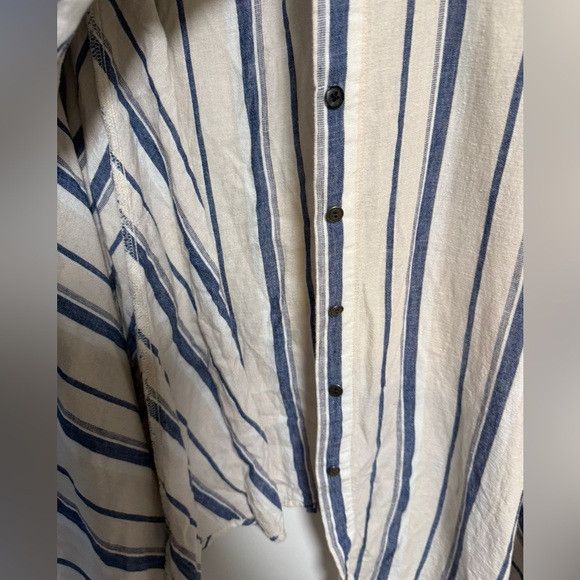 Free People Free People Striped Oversized Button-Up Tunic – Size S Size S / US 4 / IT 40 - 5 Thumbnail