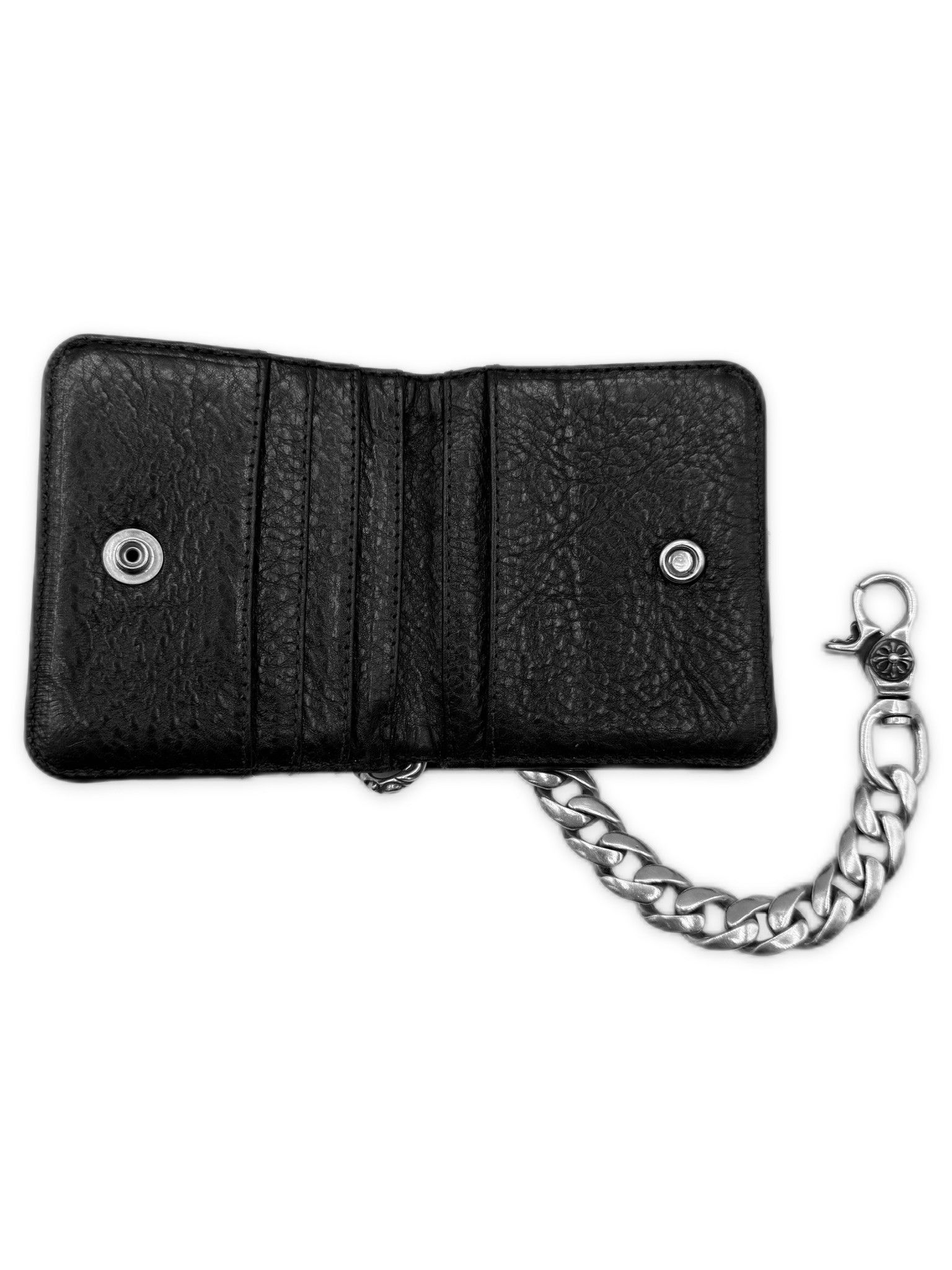 Chrome Hearts Chrome Hearts Cross Patch Lobster Clasp Cuban Link Wallet & Chain Size ONE SIZE - 3 Thumbnail