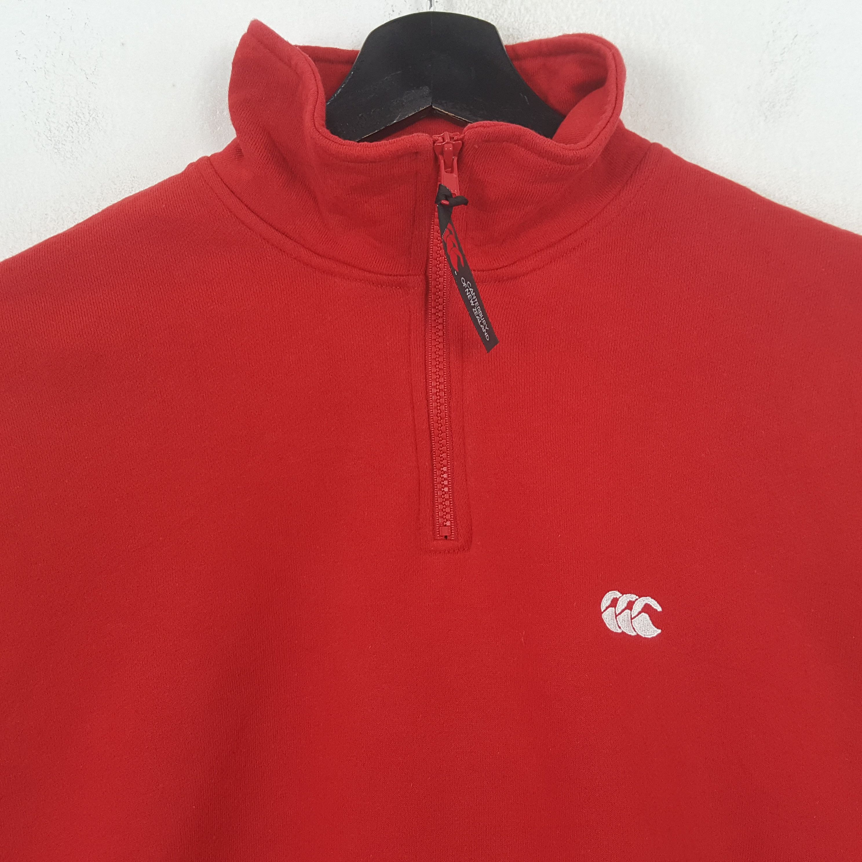 Canterbury of New Zealand × Vintage Canterbury Of New Zealand Half Zipper Sweatshirt Size US M / EU 48-50 / 2 - 2 Thumbnail