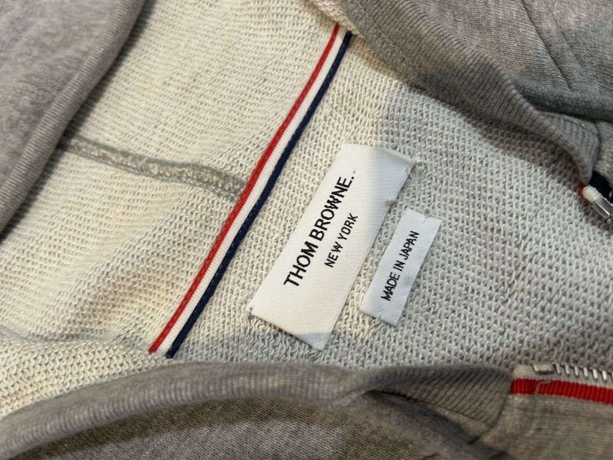 Thom Browne Thom Browne 4Bar Zip Hoodie Size US M / EU 48-50 / 2 - 3 Thumbnail