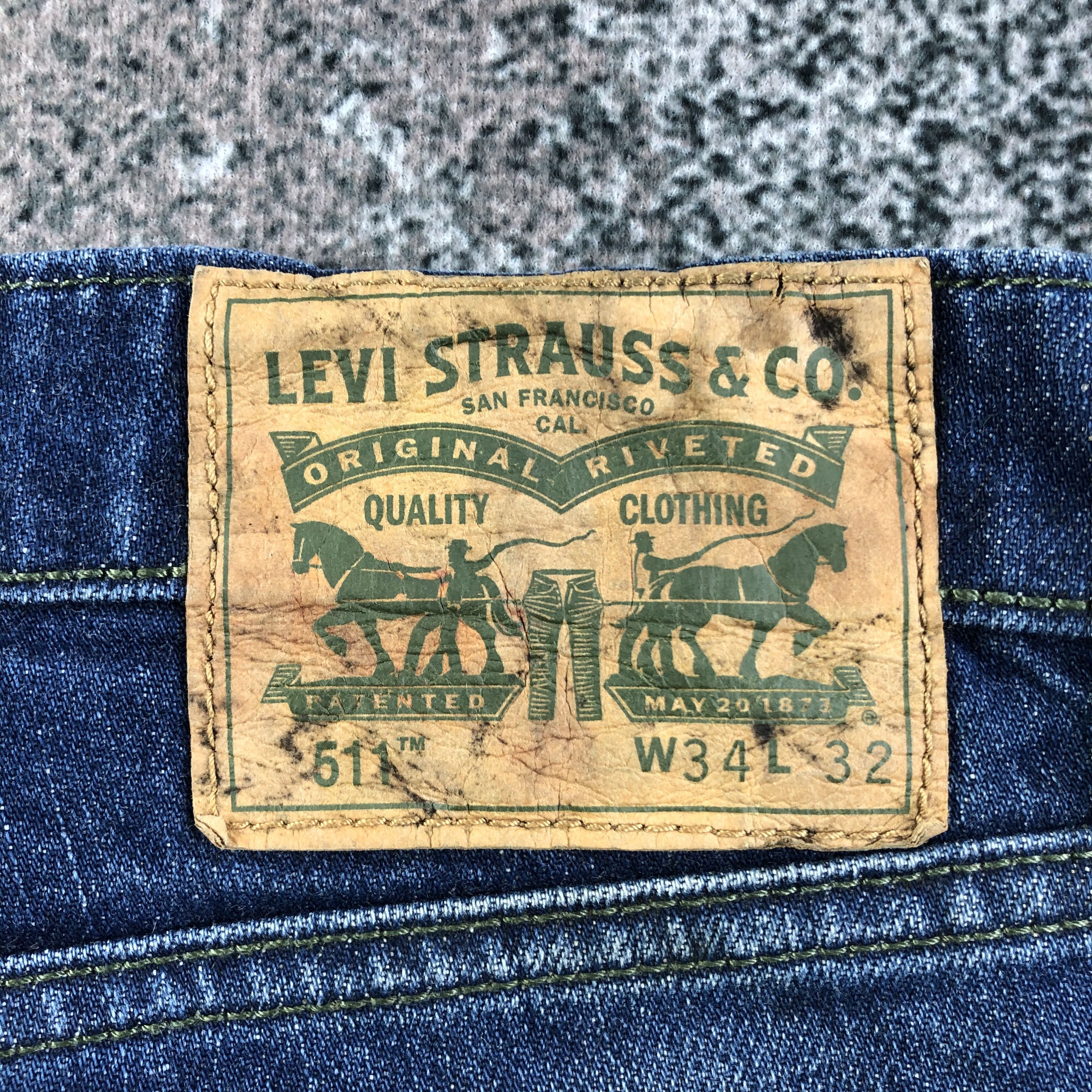 Levi's Levis 511 Jeans Blue Wash Denim KJ1856 Size US 34 / EU 50 - 5 Thumbnail