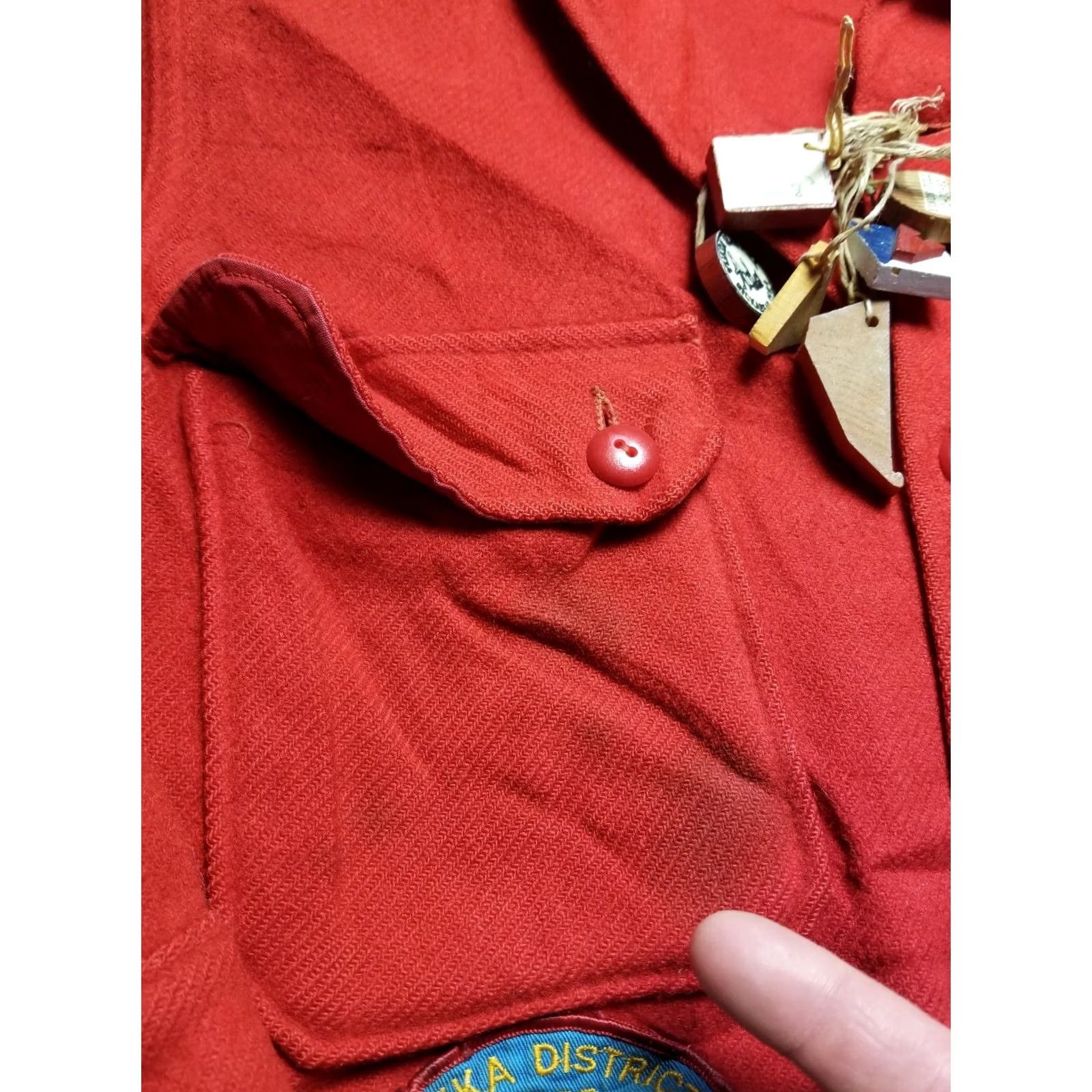 Vintage Original Title: Vintage Boy Scouts BSA Wool Shirt Jacket Coat 70s 60s Patches SIZE 42 NEW JERSEY Size US XL / EU 56 / 4 - 4 Thumbnail