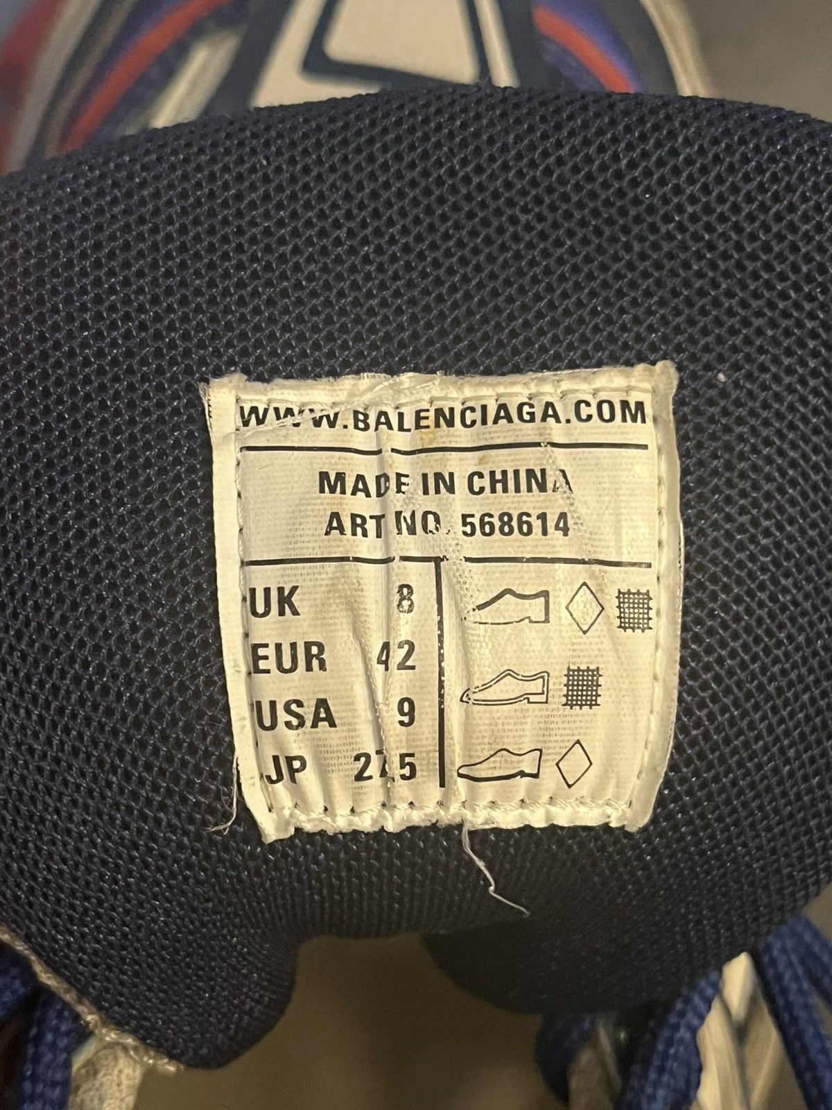 Balenciaga Balenciaga Track 2.0 Beige/Red/Blue Size US 9 / EU 42 - 7 Thumbnail