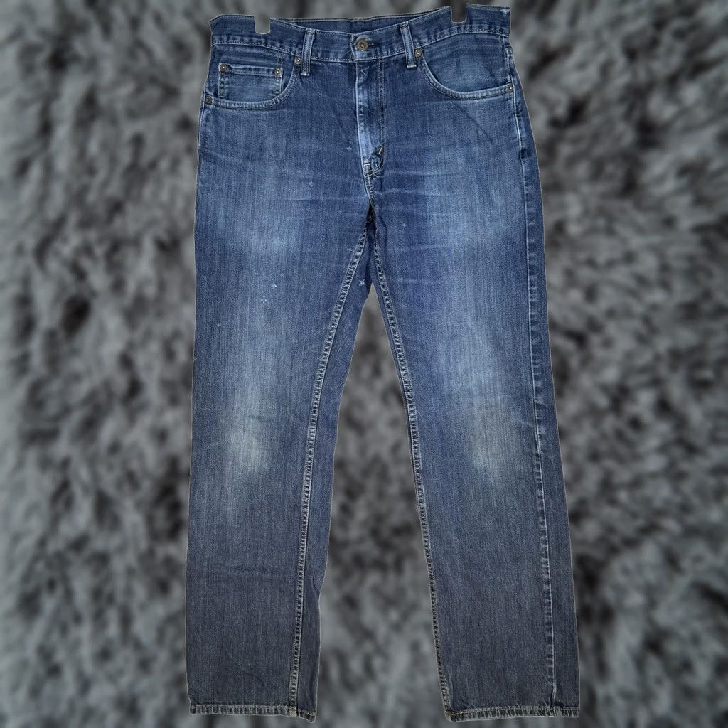 Levi's VINTAGE Levis 559 Jeans Mens 33x34 Blue Relaxed Straight Leg Denim Whiskered Zip Fly Size US 33 - 1 Thumbnail