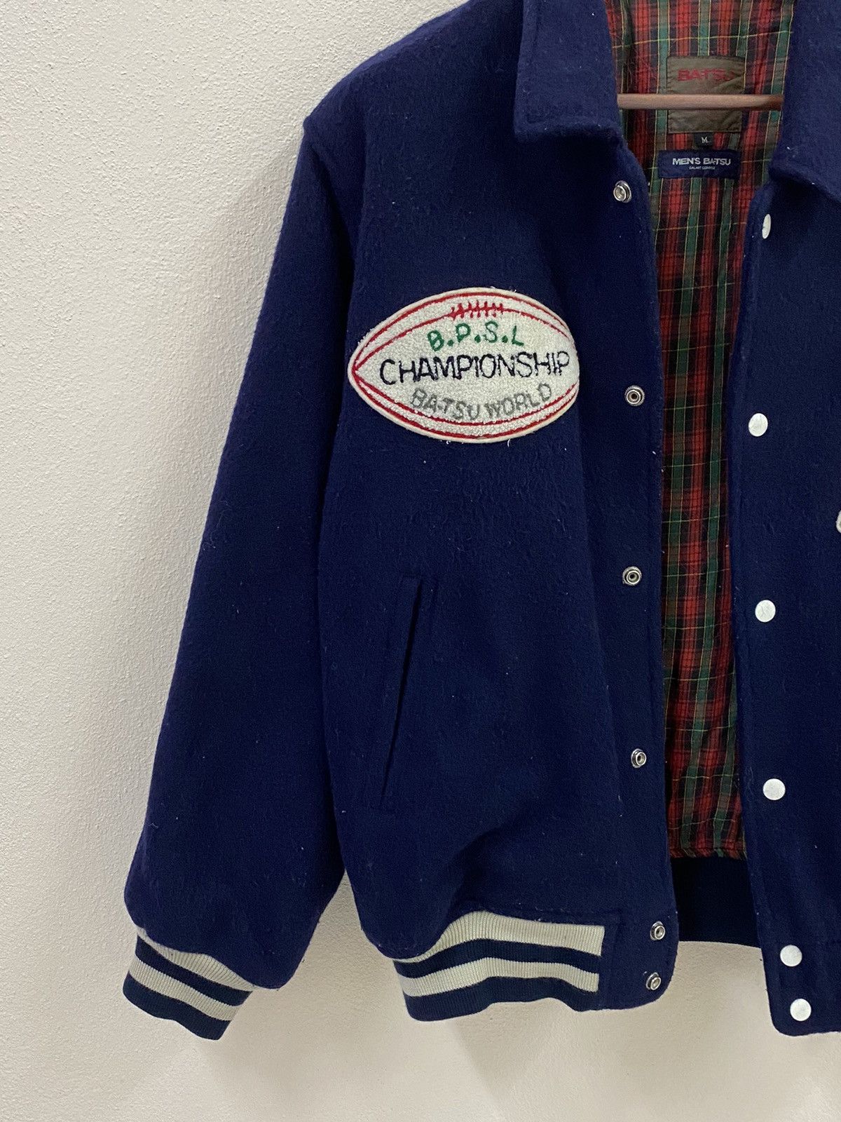Vintage Vtg 50s Ba-Tsu Wool Varsity Jacket Championship Size US M / EU 48-50 / 2 - 4 Thumbnail