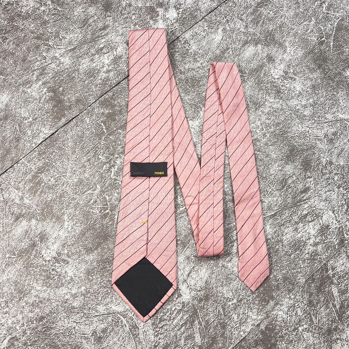 Fendi ▪️LOT OF 3 FENDI TIE FF MONOGRAM DESIGN LUXURY MEN NECKTIE Size ONE SIZE - 9 Thumbnail