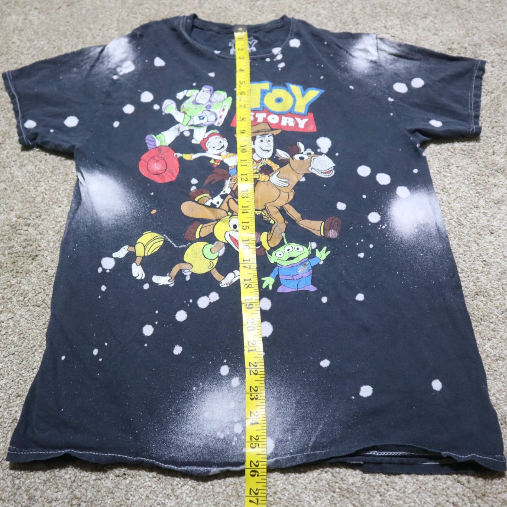 Disney Disney Toy Story Shirt Mens Size M Medium Black Short Sleeve Crew Neck T-Shirt Size US M / EU 48-50 / 2 - 7 Thumbnail