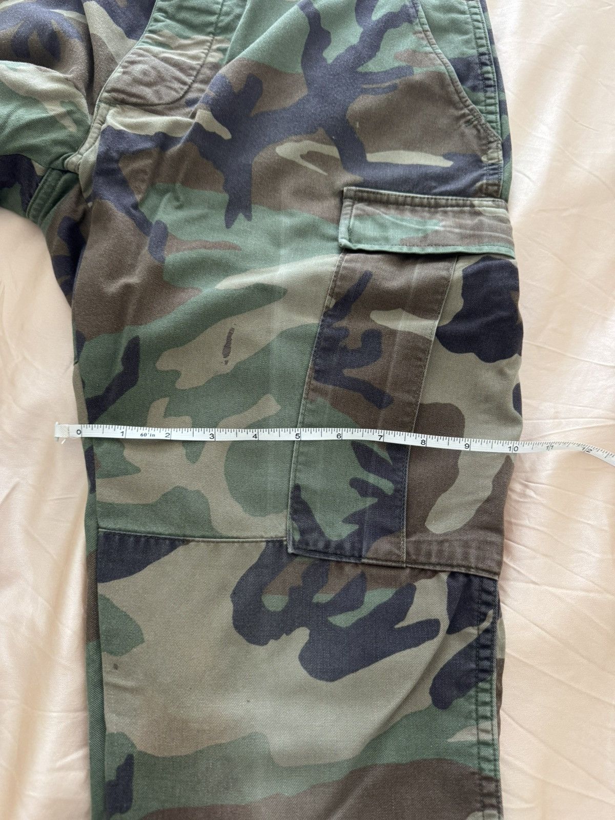 Vintage Camo Army Cargo Pocket Pants Sz M Size US 32 / EU 48 - 7 Thumbnail