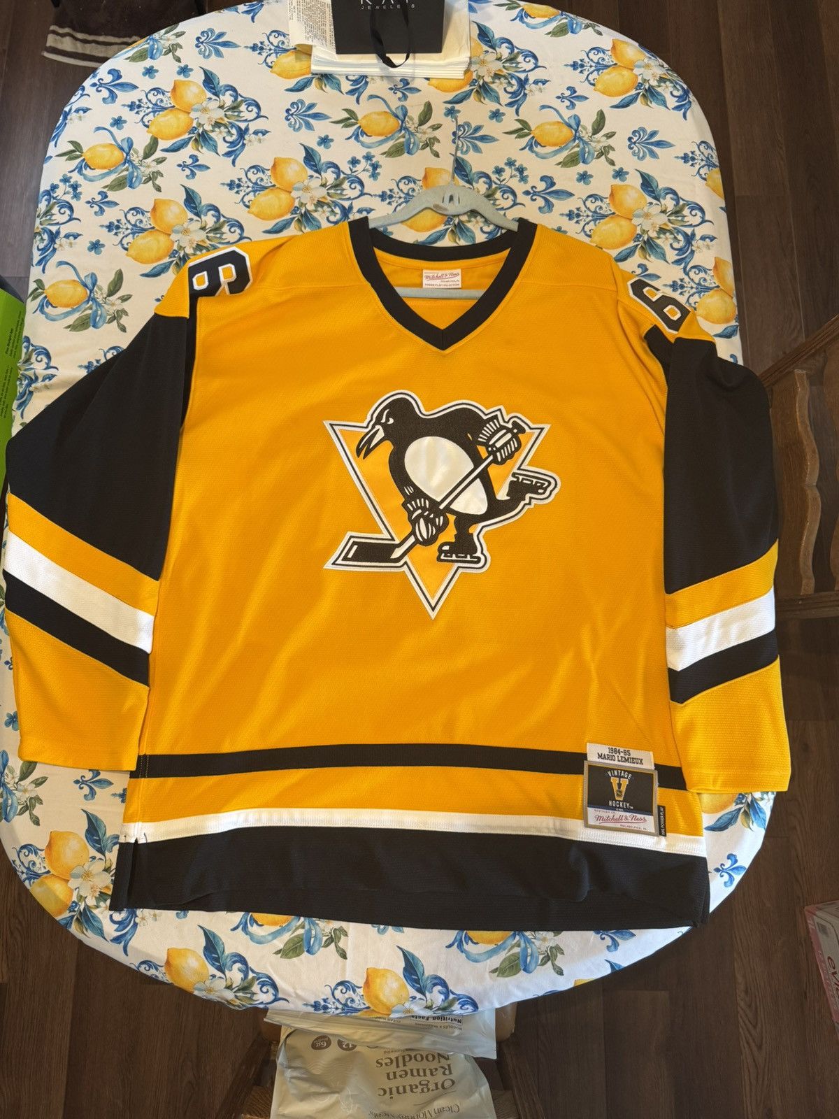 Mitchell & Ness Mitchell & Ness Pittsburgh Penguins Mario Lemieux Jersey Size US XL / EU 56 / 4 - 1 Thumbnail