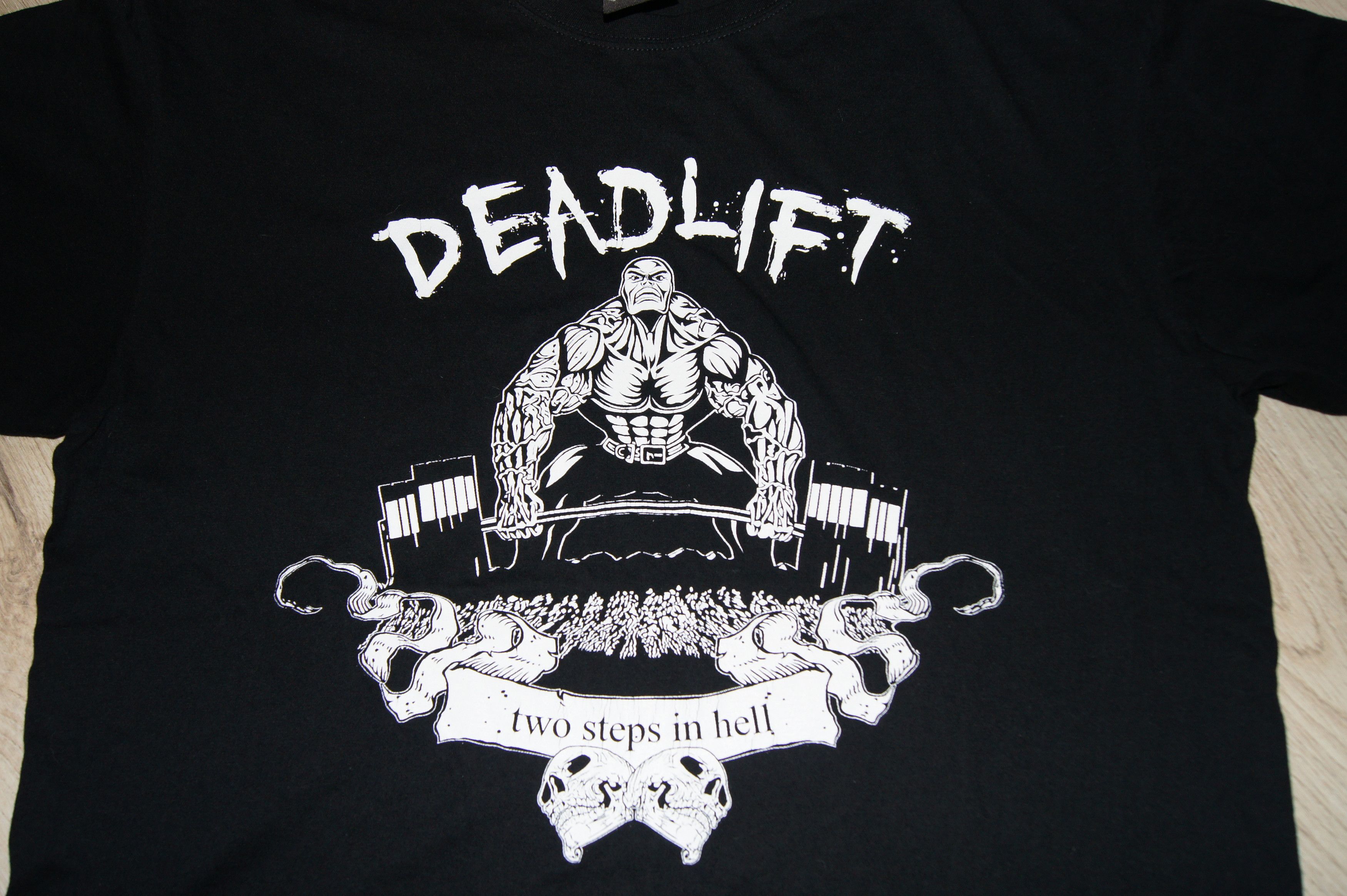 Designer Black T-Shirt Klatka Goryla Size M Hell Gym Fitness Street Size US M / EU 48-50 / 2 - 4 Thumbnail