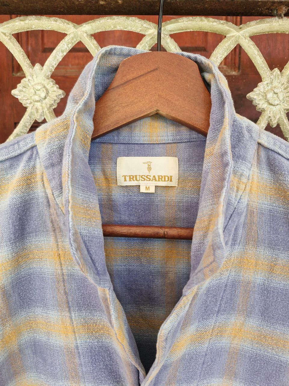 Trussardi Trussardi Vintage Check Button-Up Shirt (M) Size US M / EU 48-50 / 2 - 3 Thumbnail