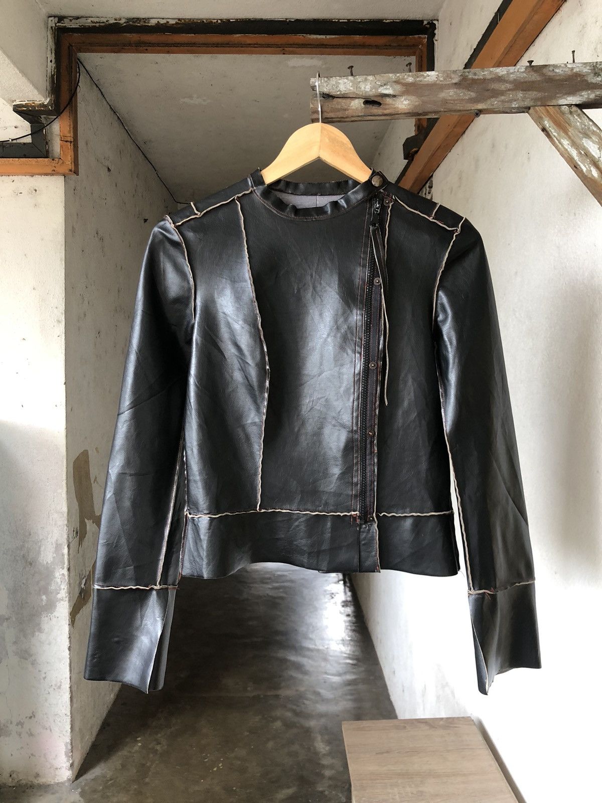 Japanese Brand Rare❗️Wooxoom Bondage Punk Pvc Jacket If Six Was Nine Size M / US 6-8 / IT 42-44 - 1 Thumbnail