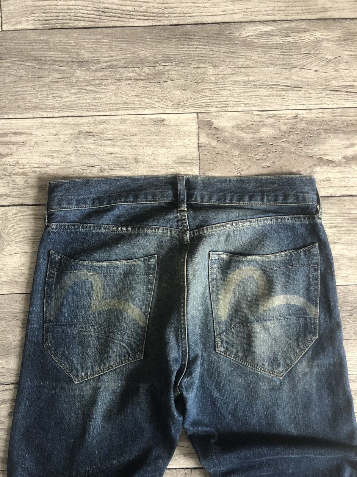 Evisu × Puma Sick Evisu x Puma denim blue jeans mint seagull Size US 32 / EU 48 - 4 Thumbnail