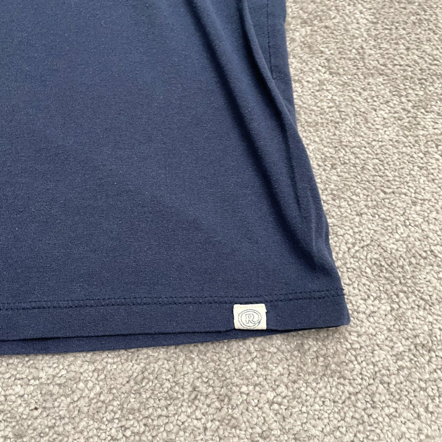 Marine Layer Marine Layer T-Shirt Men L Crew Neck Short Sleeve White Blue Red Multicolor Cotton Blend Logo Classic Outdoor 90s (if applicable) Mens Size US L / EU 52-54 / 3 - 4 Thumbnail
