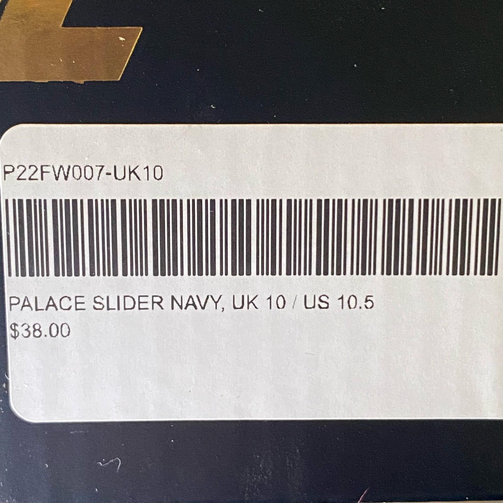 Palace Palace Slider Navy Slides US 10.5/ UK 10 Size US 10.5 / EU 43-44 - 7 Thumbnail