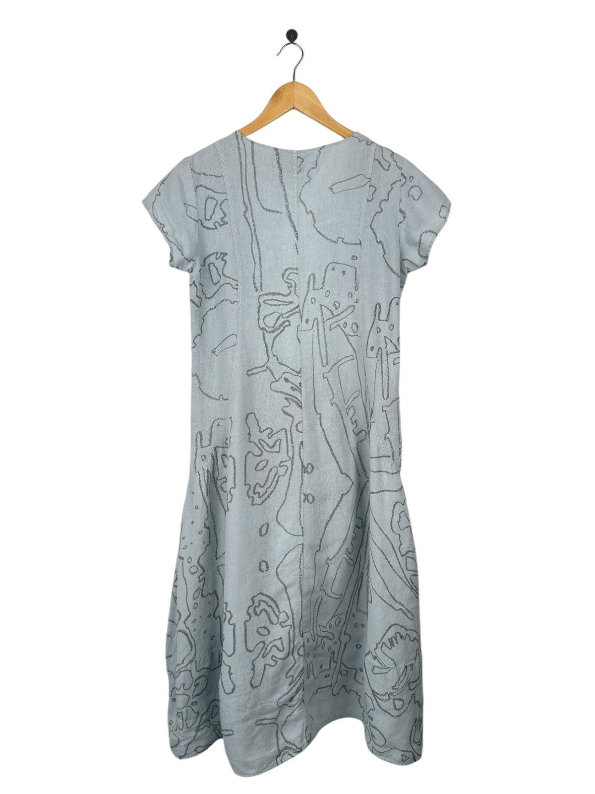 Other GRIZAS Washed 100% Linen Short Sleeve Dress Size S / US 4 / IT 40 - 2 Thumbnail