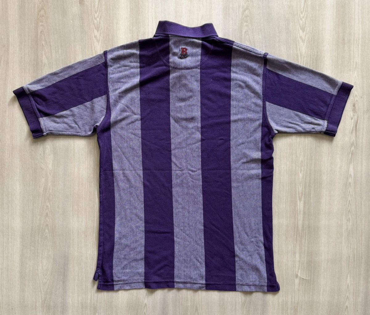 Vintage Vintage 90s Kansas Wildcats Striped Polo Sz M Size US M / EU 48-50 / 2 - 6 Thumbnail