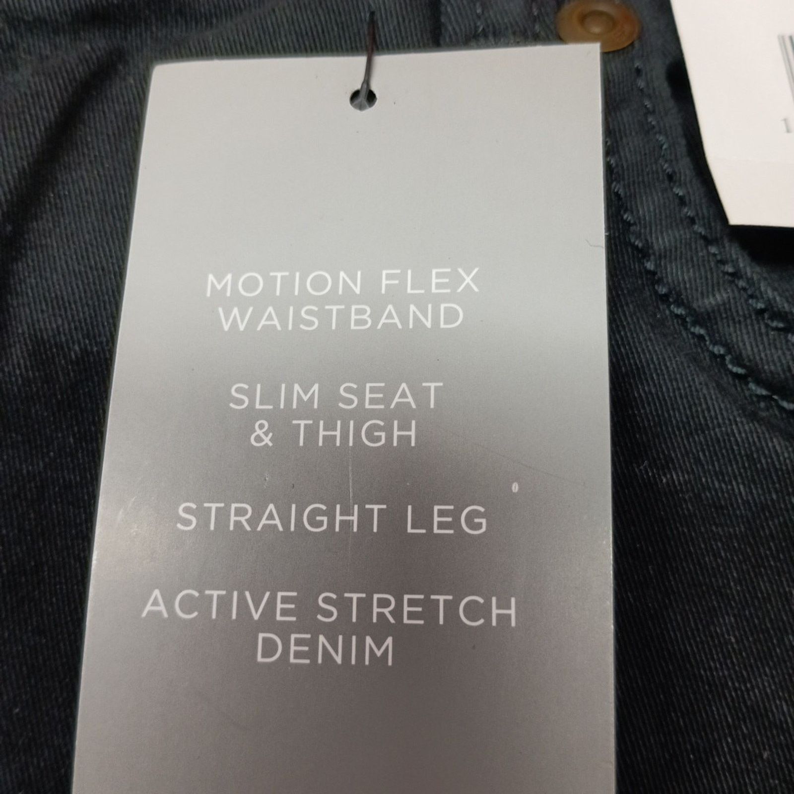 Lee Lee Chino Motion Flex Waist Pants Men's 34x34 Black Slim Fit Size US 34 / EU 50 - 3 Thumbnail