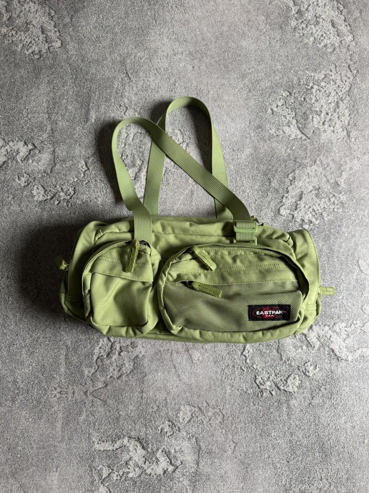 Eastpak Eastpak Ashley Green Mini Duffel Shoulder Bag Utility Y2K Size ONE SIZE - 1 Thumbnail