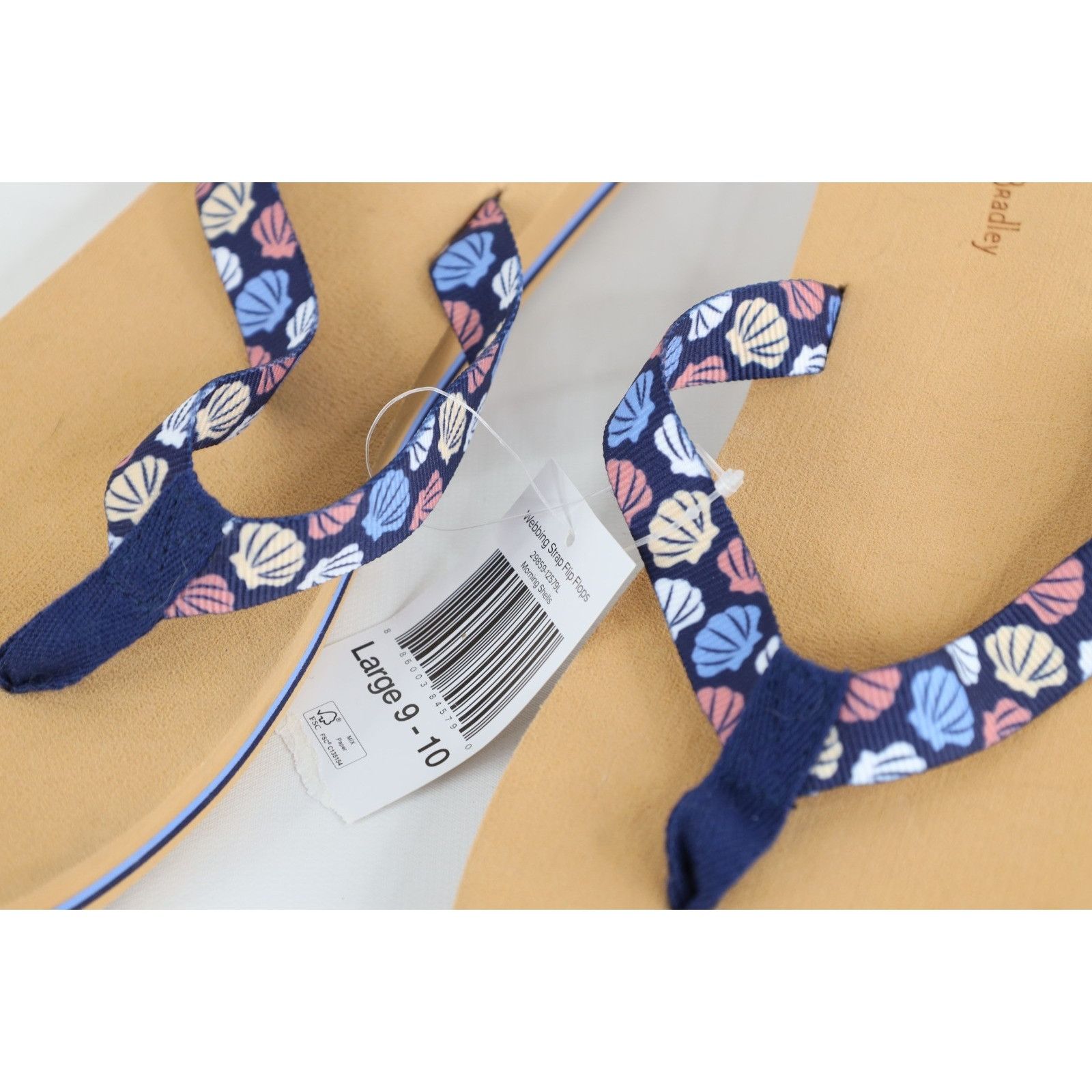 Vera Bradley Deadstock Vintage Y2K Vera Bradley Sea Shells Sandals Size US 9 / IT 39 - 2 Thumbnail