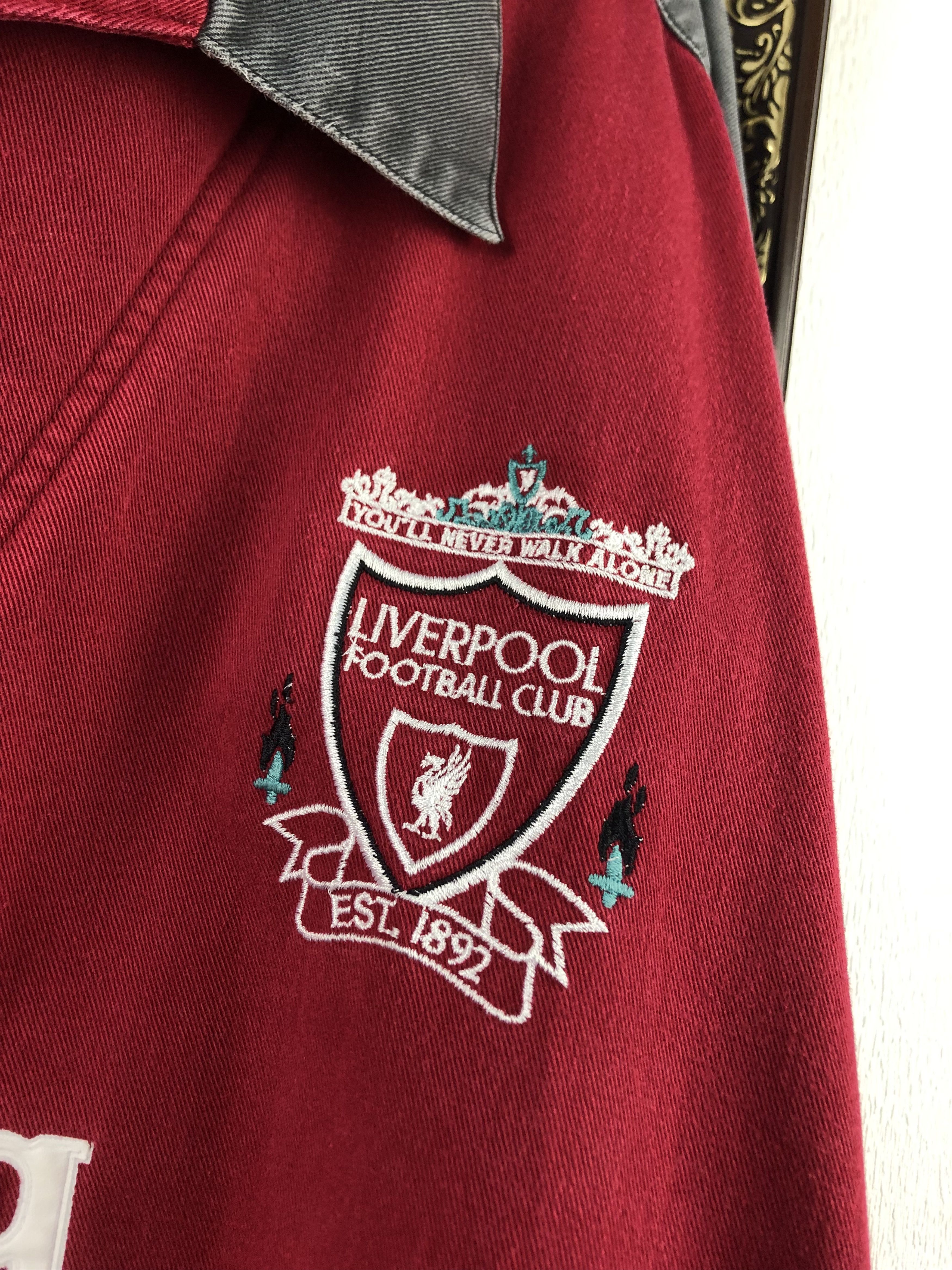 Adidas Vintage FC Liverpool Sweatshirt Soccer Pullover Training Size US L / EU 52-54 / 3 - 6 Thumbnail