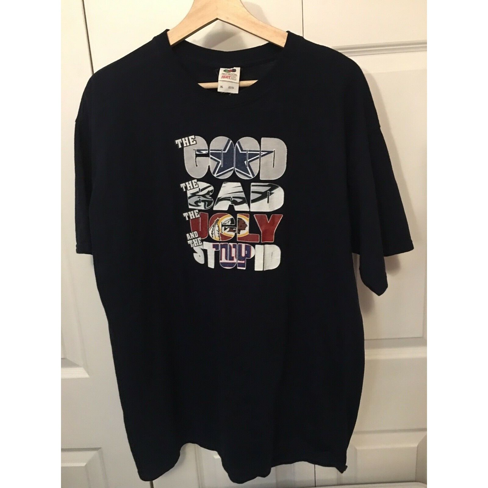 Fruit Of The Loom Hanes The Good The Bad The Ugly The Stupid Shirt Cowboys Mas Size US XL / EU 56 / 4 - 3 Thumbnail