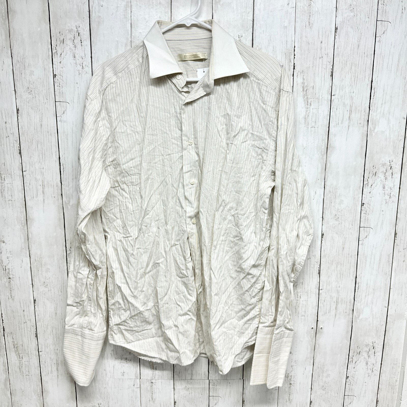 Brighton Brighton Shirt Size XL Button Down VTG Stripe Long Sleeve Size US XL / EU 56 / 4 - 1 Thumbnail