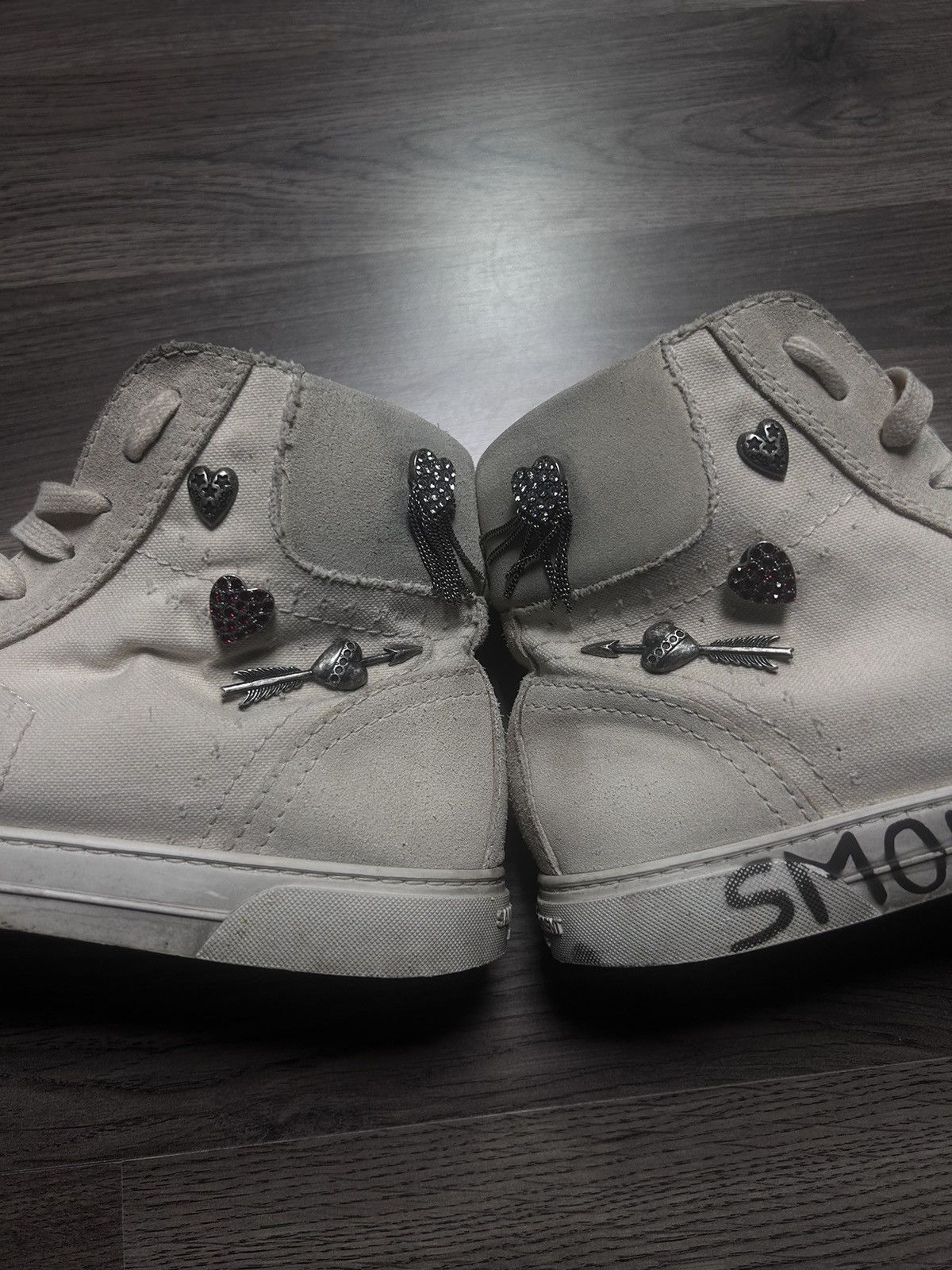 Saint Laurent Paris Saint Laurent “Smoking Forever” sneakers Size US 9.5 / EU 42-43 - 3 Thumbnail