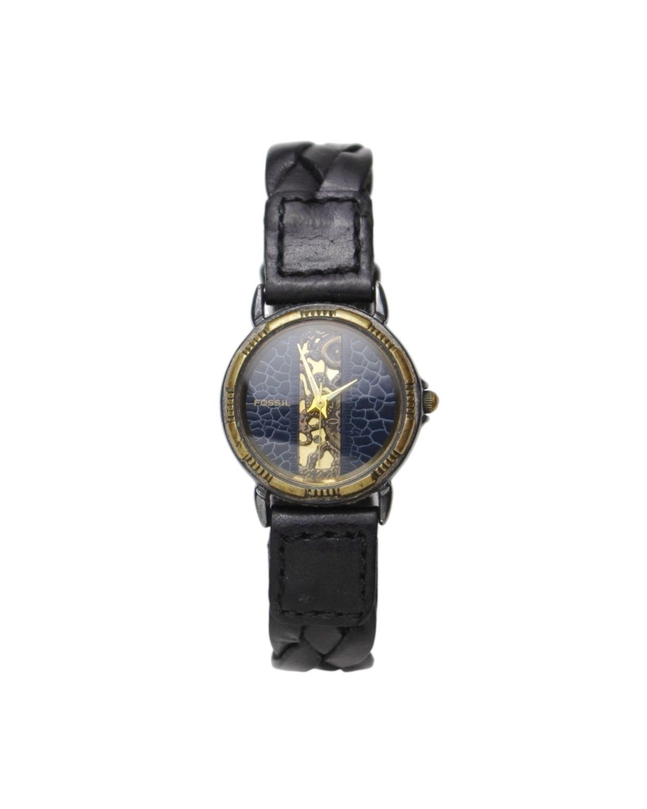 Vintage 2000S FOSSIL GEARLACE - SKELETONIZED MIDNIGHT QUARTZ WATCH Size ONE SIZE - 2 Thumbnail