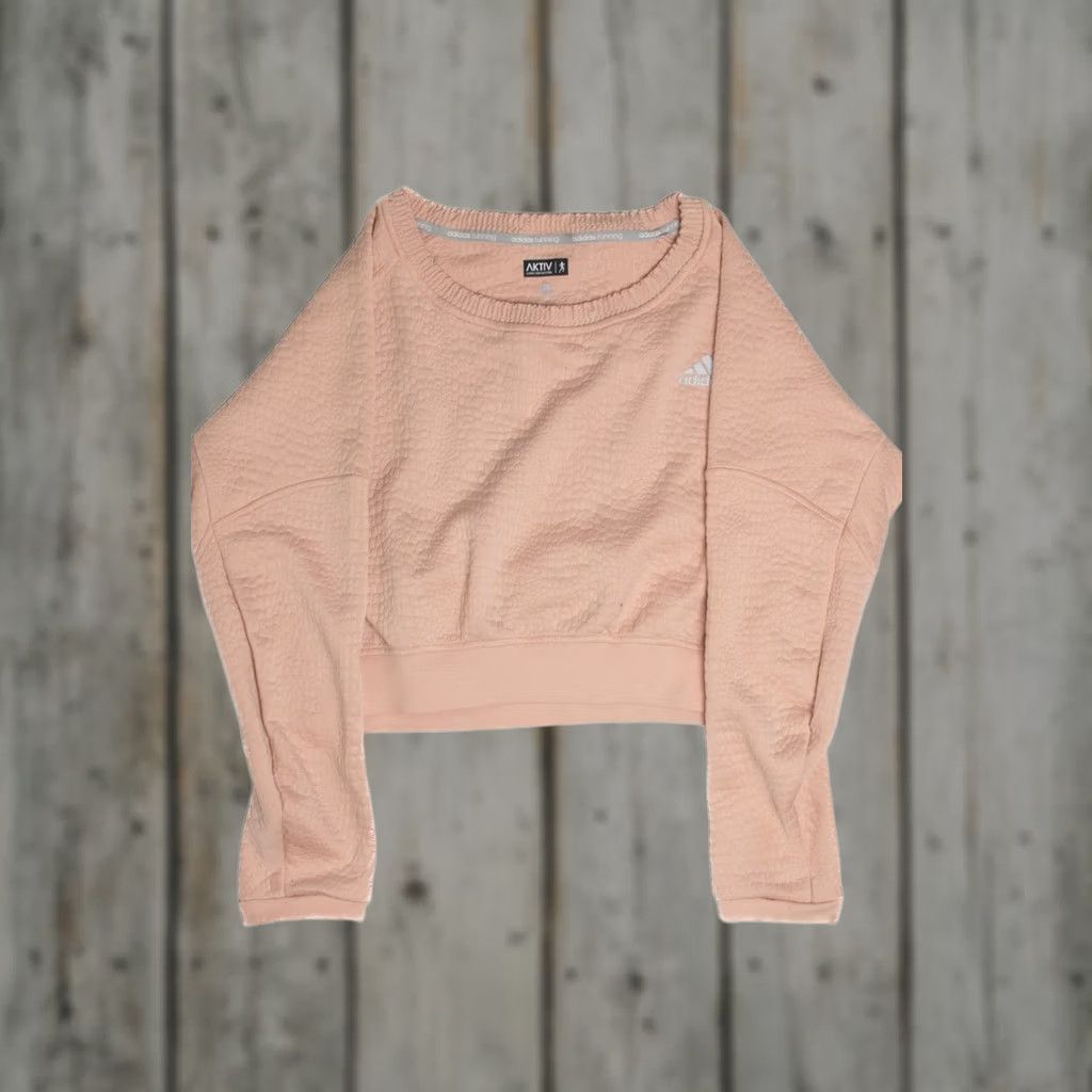 Adidas VINTAGE Adidas Pink Large Sweatshirt Pullover Aktiv Crewneck Running Adult Size US L / EU 52-54 / 3 - 1 Thumbnail